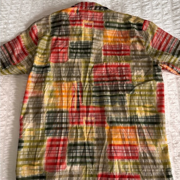 Colorful Patterned Men's Shirt Made in Germany - Picture 3 of 5